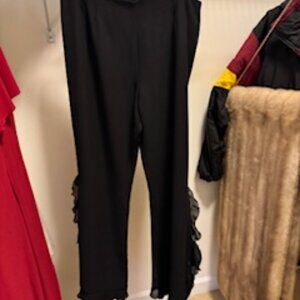 Chelsea Nites Wide Leg Chiffon Dress Party Pants, Size 12